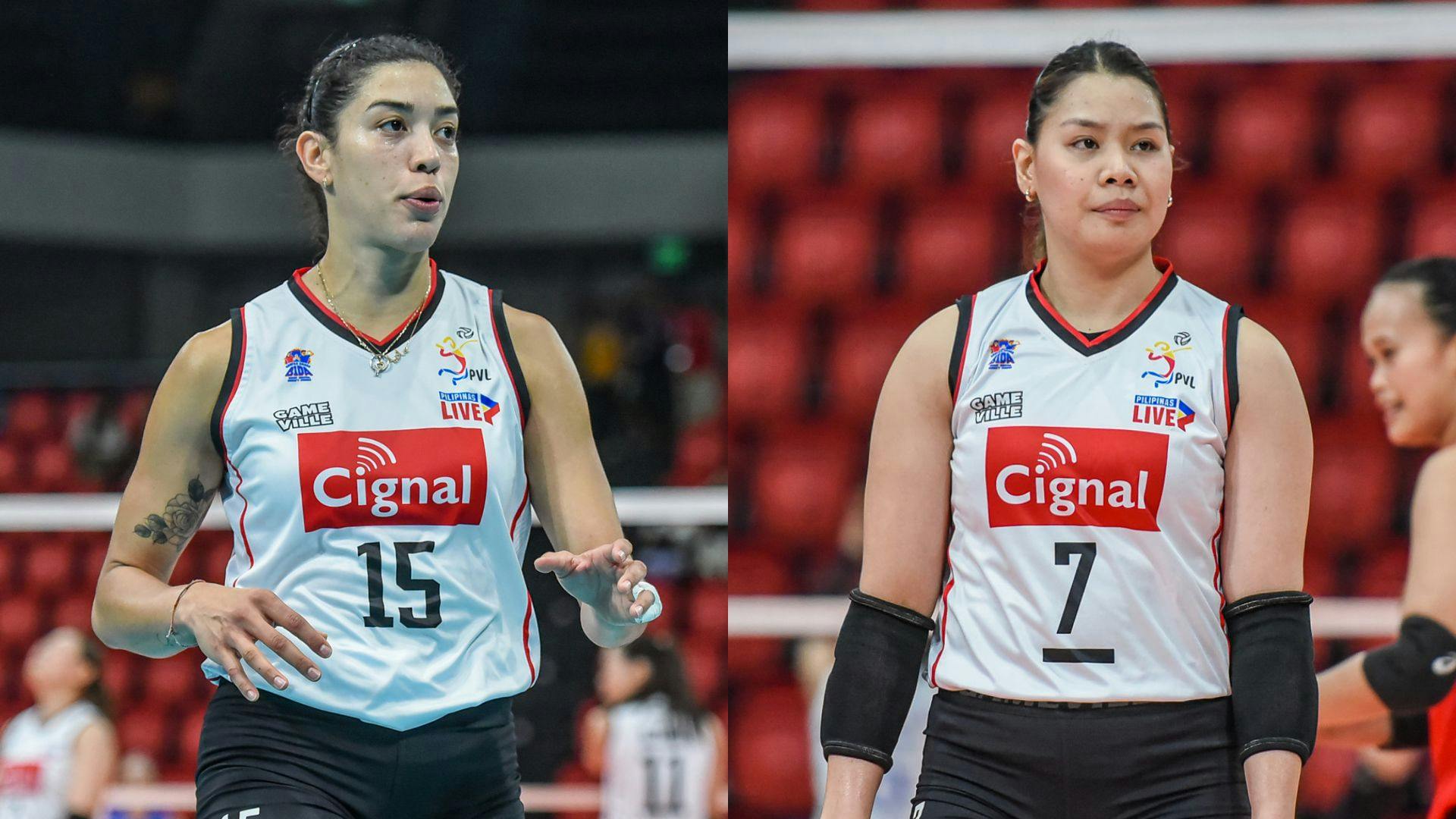 PVL: After battling on court, MJ Perez, Ces Molina enjoy Cignal team-up in Reinforced Conference